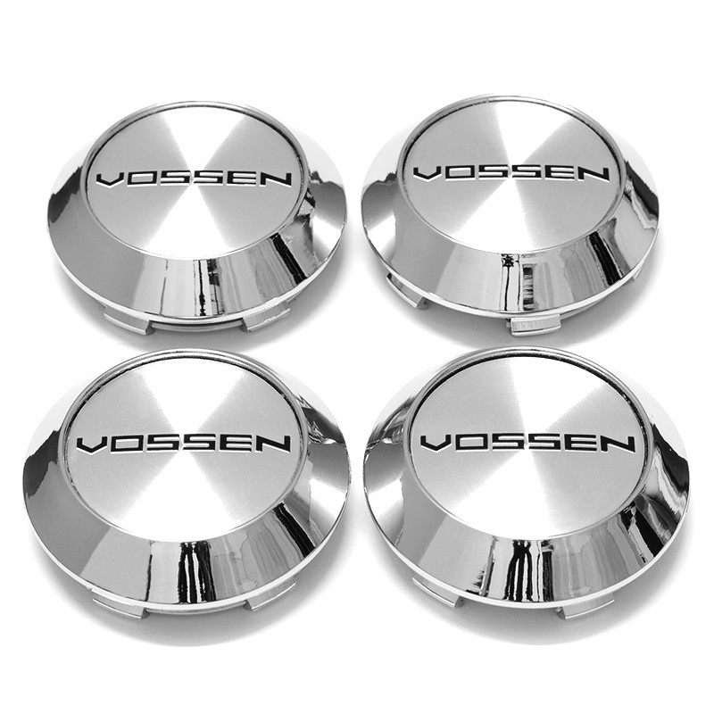 ฝาครอบดุมล้อรถยนต์ สีเงิน 70 มม. สําหรับ VOSSEN Work Advan Racing Akita Rim Hub Cap DIY 4 ชิ้น