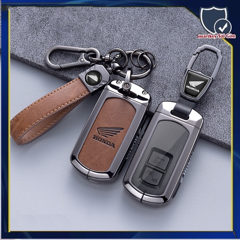 เคสกุญแจรีโมทรถยนต์ โลหะผสมสังกะสี สําหรับ Honda Pxc150 Click 150 Scoopyi Vario Lead AB