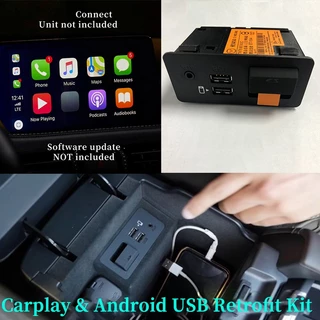 🇹🇭ส่งจากศูนย์ไทยครับ🇹🇭 อัพเกรดใหม่ Mazda CarPlay Android Auto USB Hub Adapter สำหรับ Mazda 2 3 6 CX3 CX5 CX8 CX9 MX5 miata TK78669U0C Mazda ชุดติดตั้งเพิ่ม