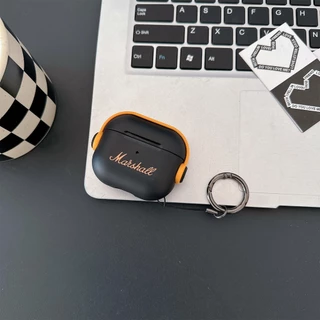 Marshal พร้อมตัวยึดล็อคปลอกเชลล์สําหรับ AIRPODS 4 ANC PRO 1/2/3 เคสป้องกัน