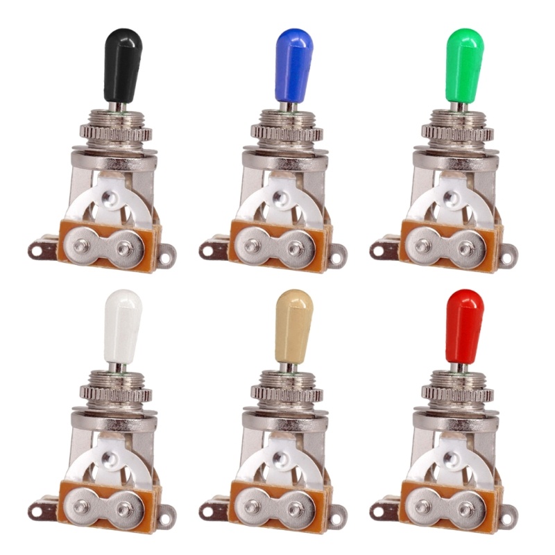 Met Vintage Guitar Guitar Pickup Switch 3 Way Toggle Switch ชิ้นส่วนอะไหล่กีตาร์