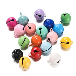 ระฆังแมวน่ารัก 14มม. 10ชิ้น สีลูกอม งานDIYเครื่องประดับ อุปก…