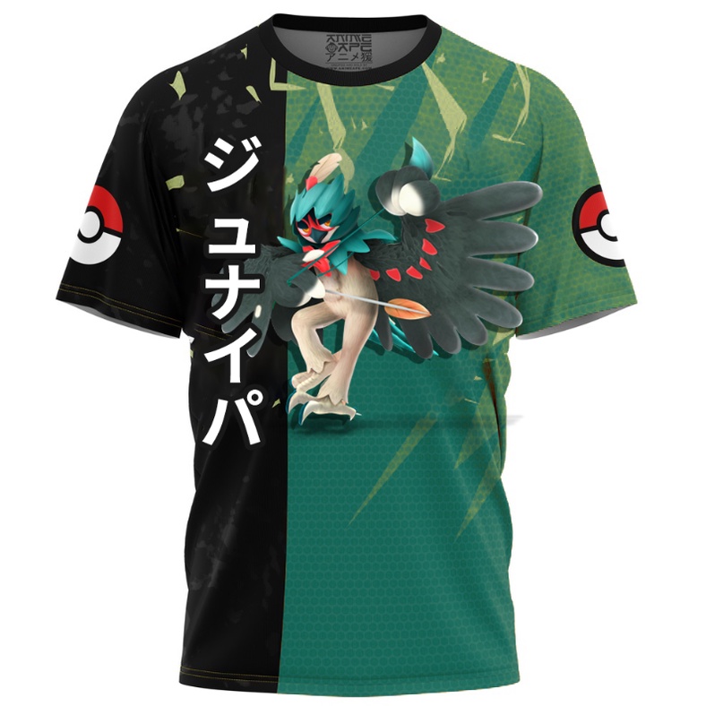 เสื้อยืดแขนสั้น พิมพ์ลายกราฟฟิคโปเกมอน