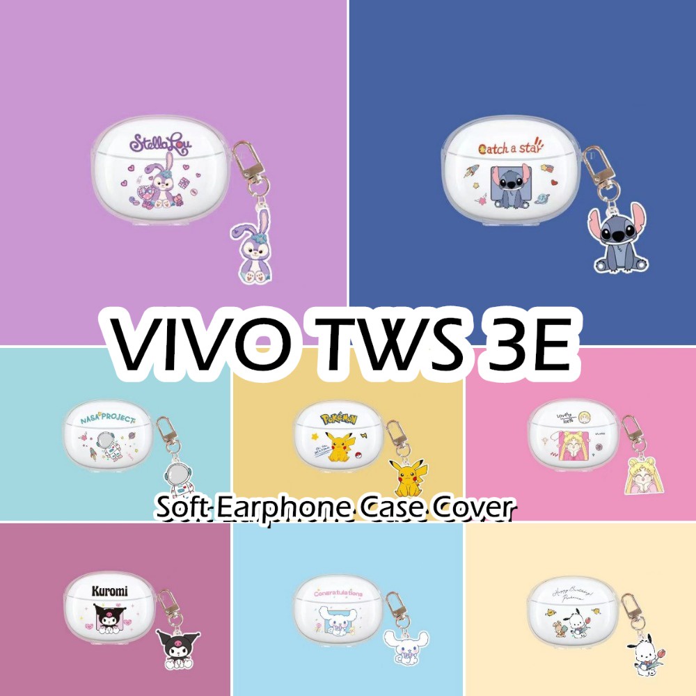 【พร้อมส่ง】นําไปใช้กับ VIVO TWS 3E เคส Case เคสหูฟัง ซีรีส์การ์ตูนอินเทรนด์ ซิลิโคนนุ่ม เคส เคสหูฟัง