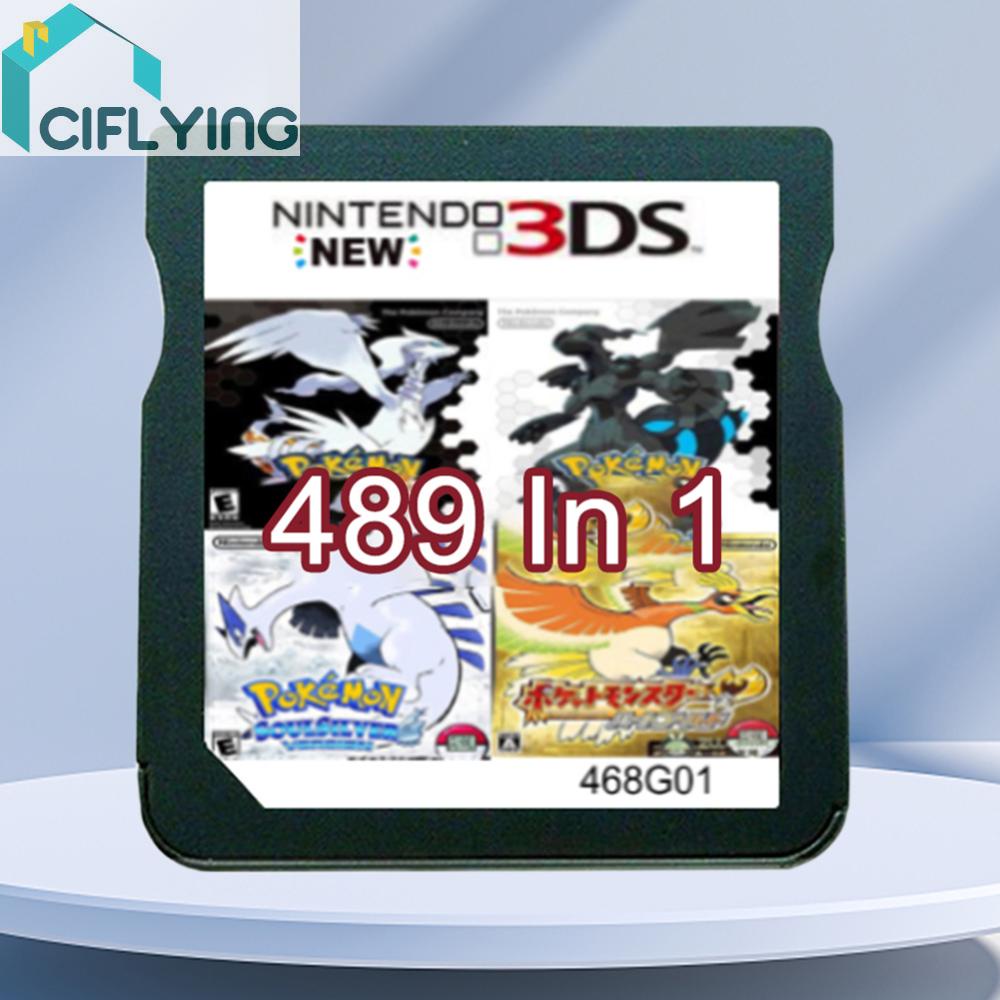 การ์ดเกม 3DS NDS 482 เกม ใน 1 สําหรับ 3DS 3DS NDSi และ NDS [Ciflys.Th]