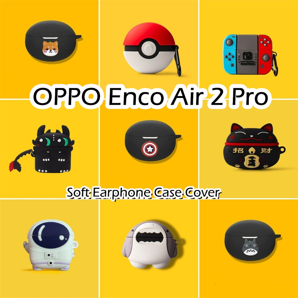 พร้อมส่ง! สําหรับ OPPO Enco Air 2 Pro เคส การ์ตูน สร้างสรรค์ ซิลิโคนนิ่ม เคสหูฟัง เคส - รูปที่ 2