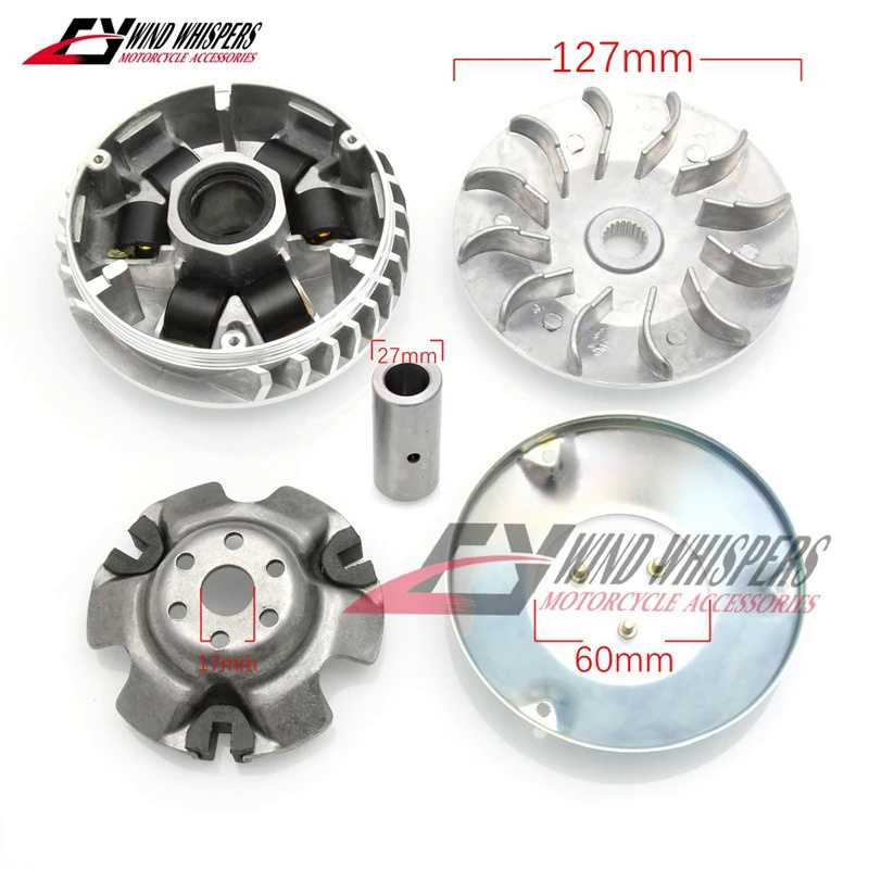 รถจักรยานยนต์ไดรฟ์คลัทช์ Variator Pulley Roller Assembly สําหรับ HONDA CN250 CH250 NSS250 Forza CN C