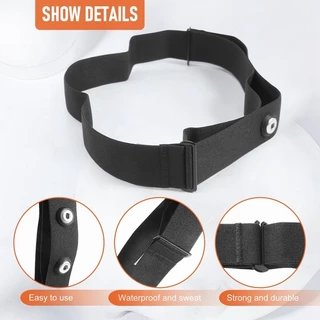 สายรัดสายรัดหน้าอกสําหรับ Polar Wahoo สําหรับเครื่องวัดอัตราการเต้นของหัวใจไร้สายสําหรับเล่นกีฬา