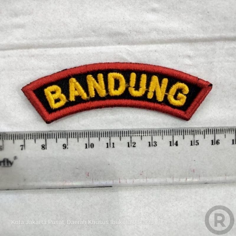 โลโก้ EMBROIDERY LOCATION BANDUNG BEDGE LOCATION BANDUNG LOCATION BANDUNG LOCATION EMBLEM PATCH LOCA
