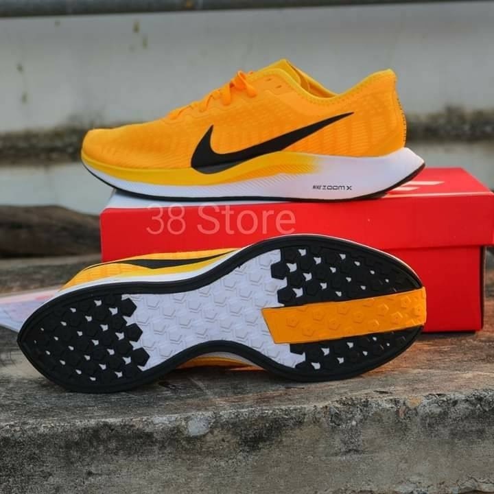 Nike Zoom X Pegasus Turbo 2 Yellow Color ผ้าใบไนกี้ สีเหลืองเข้มสะดุดทุกสายตา มาพร้อมโปรลดรา รองเท้
