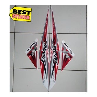BEAT F1 2015 สติ๊กเกอร์แถบมอเตอร์ไซค์, BEAT F1 2015 Standard Motorcycle BODY Striping Stickers