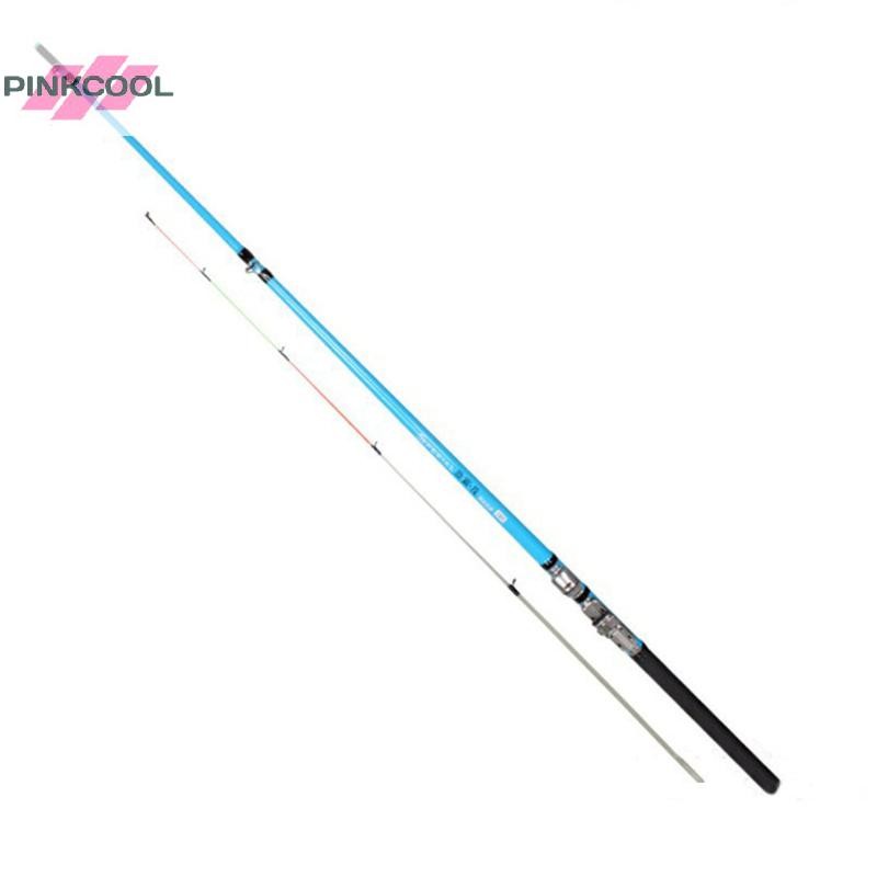 Pinkcool คันเบ็ดแพหางอ่อน 1.3/1.5/1.8 ม./2.1 ม. 2 ส่วน cuttage grafting คันเบ็ดโยนเสาร้อน