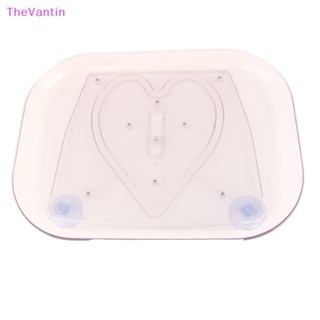 Thevantin ถาดวางจานหมุน ทรงสี่เหลี่ยมผืนผ้า หมุนได้ 360 องศา สําหรับตู้เย็น ห้องครัว ตู้