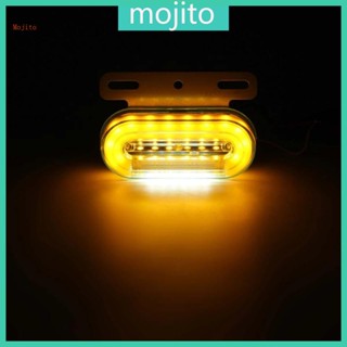 Mojito ไฟหรี่ LED 24V กันน้ํา สีเหลืองอําพัน สําหรับติดด้านหน้า และด้านหลังรถบรรทุก