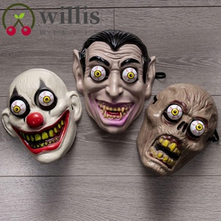 Willis หน้ากากพลาสติก รูปหัวกะโหลกผี ขยับได้ สําหรับแต่งคอสเพลย์ฮาโลวีน