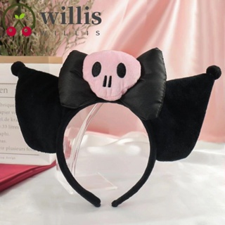 Willis ที่คาดผม แบบนิ่ม ลายอนิเมะ Kuromi Kawaii สีชมพู สําหรับปาร์ตี้ฮาโลวีน