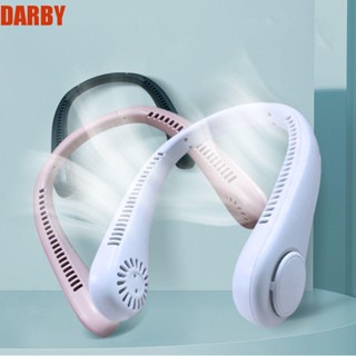 Darby พัดลมคล้องคอ สามความเร็ว แบบพกพา ชาร์จ USB ลดเสียงรบกวน ใช้ง่าย สําหรับเครื่องปรับอากาศขนาดเล็ก กีฬากลางแจ้ง