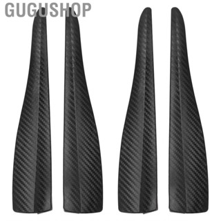 Gugushop Trim Molding Protection Strip 28cm Textured Surface Carbon Fiber Style High Toughness Bumper Protector for Car