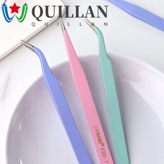 Quillan แหนบ เทปสติกเกอร์ สเตนเลส แบบพกพา อุปกรณ์เสริม สําหรับสมุดโน้ต|สี