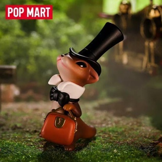 [พร้อมส่ง] ของแท้ ของเล่นโมเดลฟิกเกอร์ Popmart Steampunk Animal Series Mystery Box RHNY