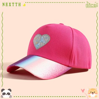 Nextth หมวกเบสบอล กันแดด ปักลายหัวใจ หลากสี สําหรับเด็ก