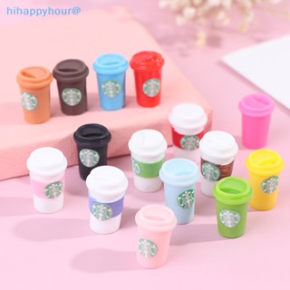 Hihappyhour โมเดลแก้วกาแฟจิ๋ว 1:12 สําหรับตกแต่งบ้านตุ๊กตา 3 ชิ้น