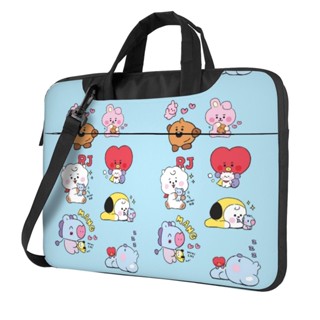 กระเป๋าใส่แล็ปท็อป กันน้ํา กันกระแทก สําหรับ BTS BT21 13 14 15.6 นิ้ว