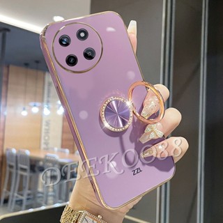 พร้อมส่ง เคสโทรศัพท์มือถือแบบนิ่ม พร้อมแหวนขาตั้ง หมุนได้ สําหรับ Realme11 RealmeC51 Realme 11 C51 NFC 4G 5G