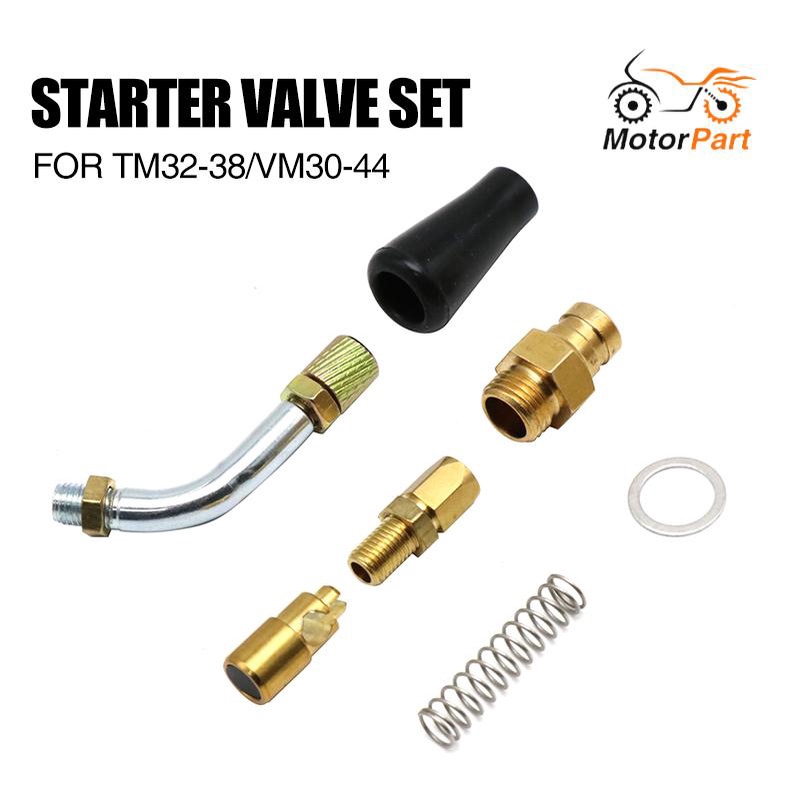 MOTOPARTS SHOP Mikuni Cable Carburetor Starter Plunger Kit Choke Conversion Set for Mikuni TM & VM