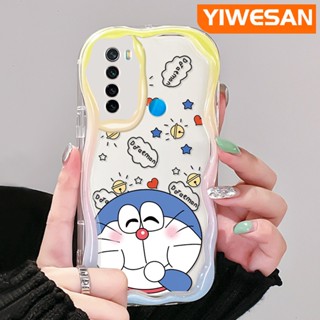 เคสโทรศัพท์มือถือ ซิลิโคนนุ่ม ใส กันกระแทก ลายการ์ตูนโดราเอมอน สําหรับ Xiaomi Redmi Note 8 Note 8T Note 9