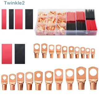 Twinkle ปลายสายเคเบิลแบตเตอรี่ ทองแดง AWG 2 4 6 8 10 12 70 ชิ้น 150 ชิ้น