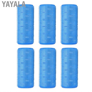 Yayala 6 Pcs Hair Curler Set Self Adhesive Rollers Medium Small Curlers Curls