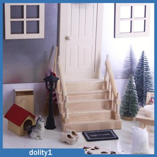 [Dolity1] ราวจับบันได ขนาดเล็ก สําหรับบ้านตุ๊กตา ห้องนั่งเล่น