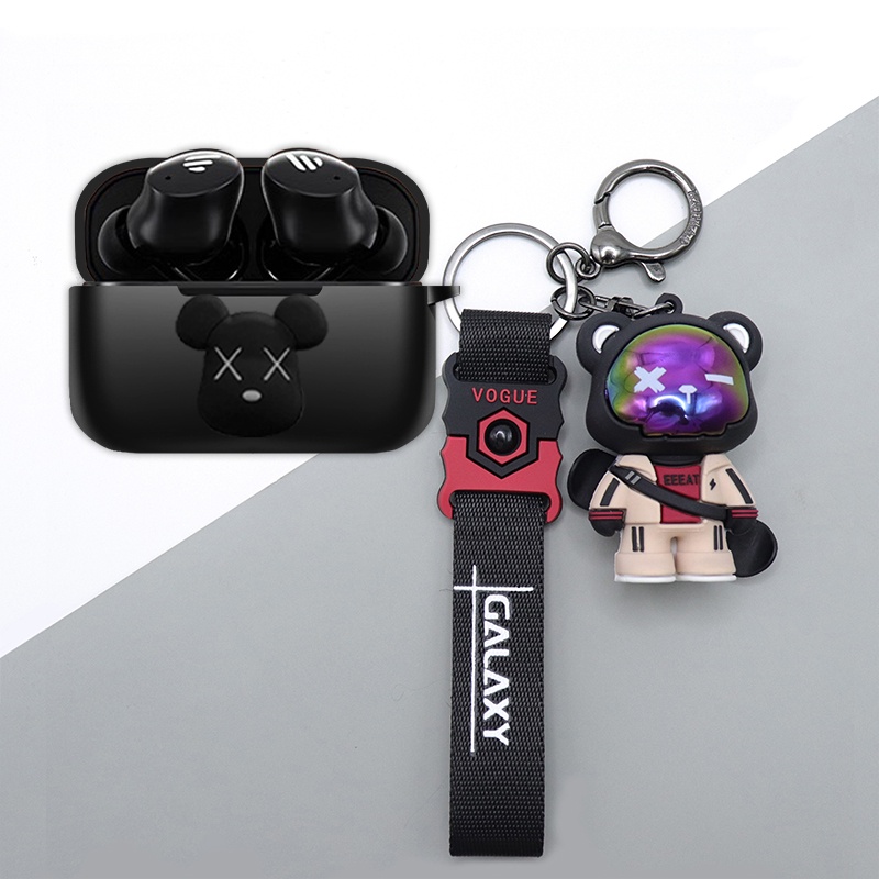 For EDIFIER TWS1 Pro2 Case Cute Piggy Keychain Pendant Pikachu TWS1 Pro2 Silicone Soft Case Stitch P