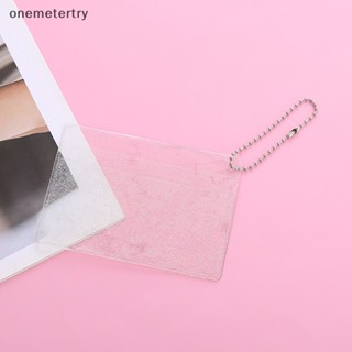 Onem กระเป๋าใส่บัตรเครดิต PVC แบบใส กันน้ํา กันฝุ่น