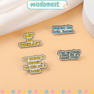 Wisdomest เข็มกลัด รูปศิลปะบําบัด สําหรับเด็ก