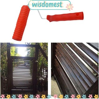 Wisdomest ลูกกลิ้งทาสี ลายไม้ สําหรับตกแต่งบ้าน DIY