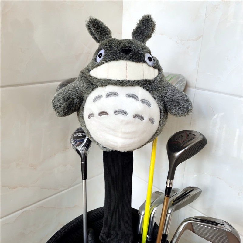 ผ้าคลุมไม้กอล์ฟ รูปตุ๊กตา My Neighbor Totoro ผ้าคลุมหัวไม้พัตเตอร์ ลายการ์ตูน 1 ชิ้น