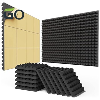 แผงโฟมกันเสียงรบกวน 2x12x12 นิ้ว 24 ชิ้น