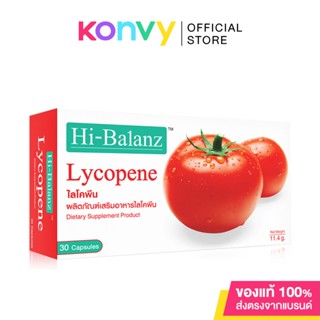 Hi-Balanz Lycopene 30 Capsules.