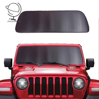 [Dealslickr5 ] ที่บังแดดกระจกหน้ารถยนต์ อลูมิเนียมฟอยล์ ป้องกันรังสียูวี สําหรับ Jeep Wrangler JL JLU 2018 2019