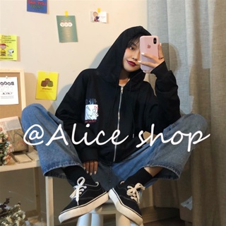 Alice  เสื้อผ้าผู้ญิง แขนยาว เสื้อฮู้ด คลุมหญิง สไตล์เกาหลี แฟชั่น  High quality Trendy สวย ทันสมัย WWY239033O 36Z230909