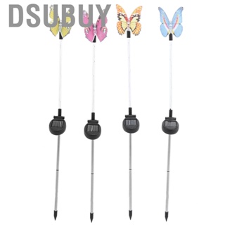 Dsubuy 4pcs  Solar  Lights RGB Colorful Outdoor Landscape For Garden Co.