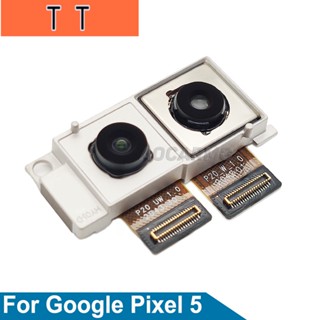 Aocarmo อะไหล่สายเคเบิ้ลหน้าจอ LCD ด้านหน้า และด้านหลัง สําหรับ Google Pixel 5