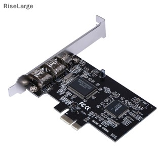 [RiseLarge] ใหม่ การ์ดควบคุม PCIe Firewire 4 พอร์ต สําหรับ Windows 10 IEEE 1394 PCI Express