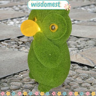 Wisdomest ฟิกเกอร์นกฮูกจําลอง พลังงานแสงอาทิตย์ สําหรับตกแต่งบ้าน