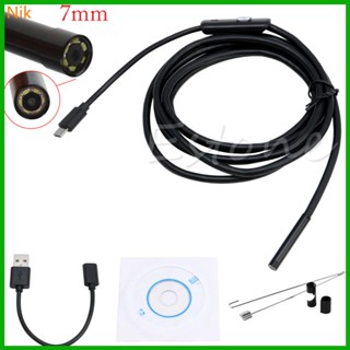 กล้องตรวจสอบ Borescope รองรับ Win2000 พร้อม 6 LED Micro to USB A Cable