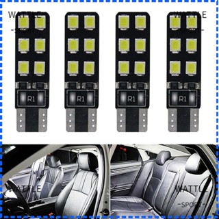 Wattle หลอดไฟติดป้ายทะเบียนรถยนต์ 12V COB 2835 12SMD 4 ชิ้น