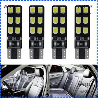 Wattle หลอดไฟติดป้ายทะเบียนรถยนต์ 12V COB 2835 12SMD 4 ชิ้น