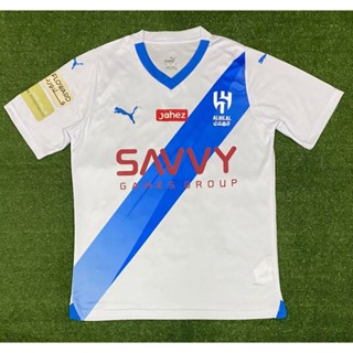 เสื้อกีฬาแขนสั้น ลายทีมชาติฟุตบอล Crescent Home และ Away Jersey 23-24 แห้งเร็ว ไซซ์ S-XXL สําหรับผู้ชาย